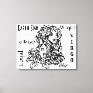 Toile Vierge du zodiaque