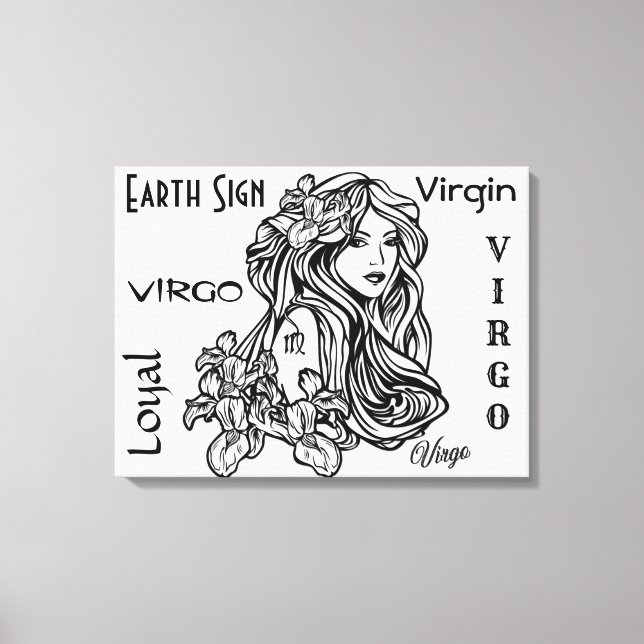 Toile Vierge du zodiaque (Recto)