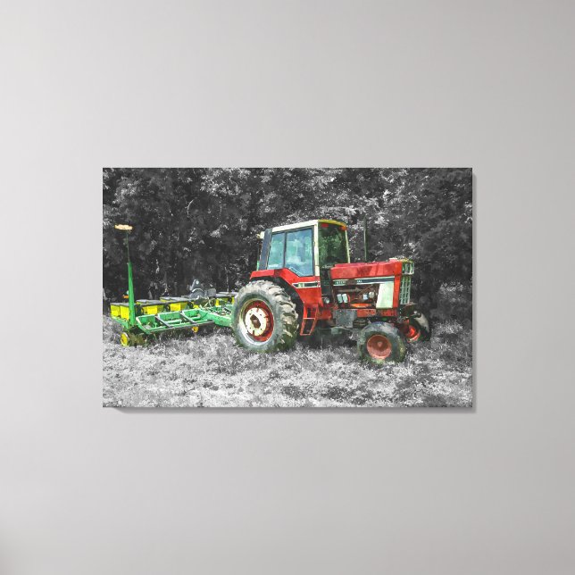 Toile Vieux tracteur international (Recto)