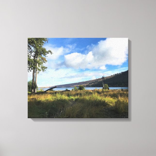 Toile View of Wallowa Lake (Recto)