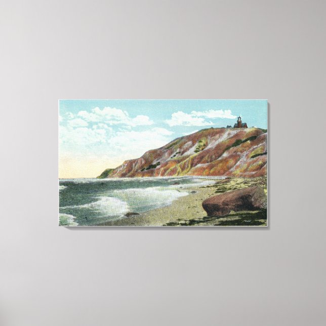 Toile Vignoble de Martha, Gay Head Cliffs View (Recto)