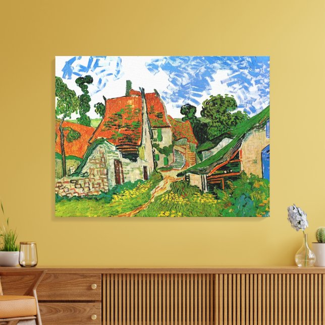 Toile Village Street par Vincent van Gogh (Insitu(Salon))