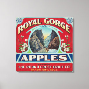 Toile Ville de Canon, le Colorado - la gorge royale