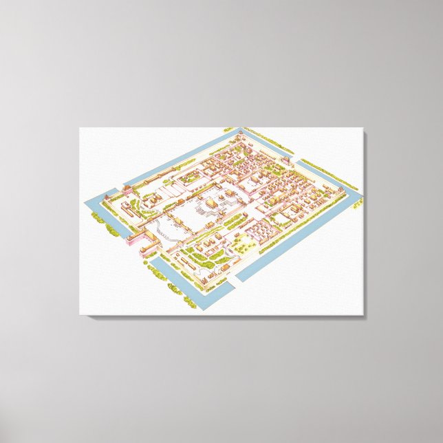 Toile Ville de Forbbiden Pékin (Recto)