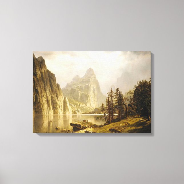 Toile Ville de la bière Albert Merced River Yosemite Val (Recto)