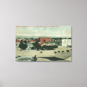 Toile Ville de la route Pacifique Sud Shasta