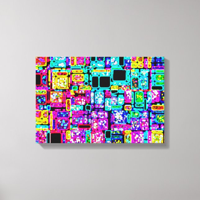 Toile Ville de Neon (Recto)