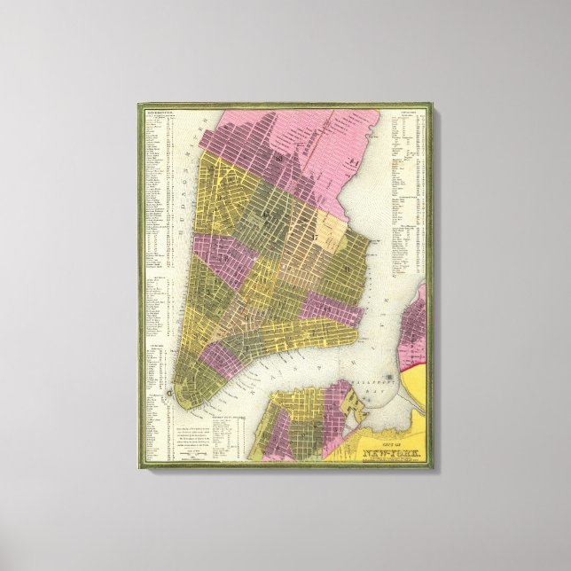 Toile Ville De New York (Recto)