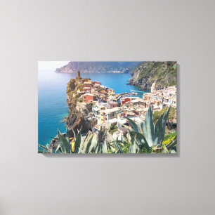 Toile Ville de Vernazza dans les Cinque Terre