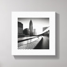 Ville noire et blanche
