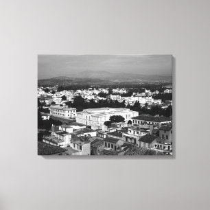 Toile Ville vintage de Grèce Nauplie