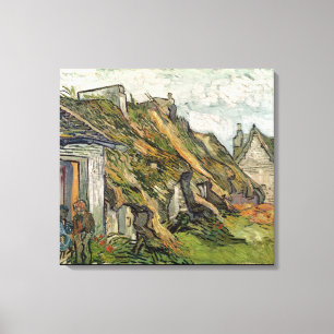 Toile Vincent van Gogh   a couvert des cottages de
