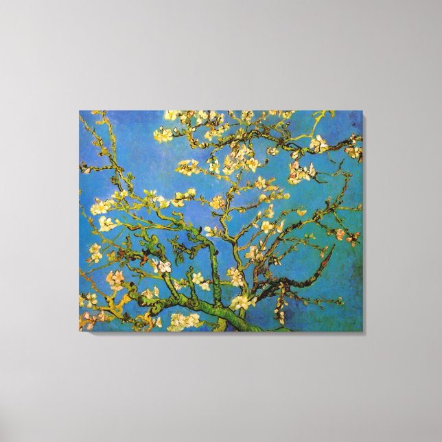 Toile Vincent van Gogh - Arbre aux amandes en fleurs (Recto)