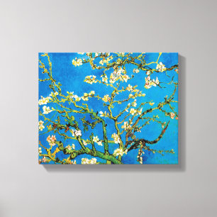 Toile Vincent Van Gogh - Arbres aux amandes florissants
