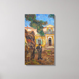 Toile Vincent Van Gogh - Asile Saint-Paul à Saint-Remy