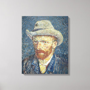 Toile Vincent van Gogh   Autoportrait avec Casquette à 