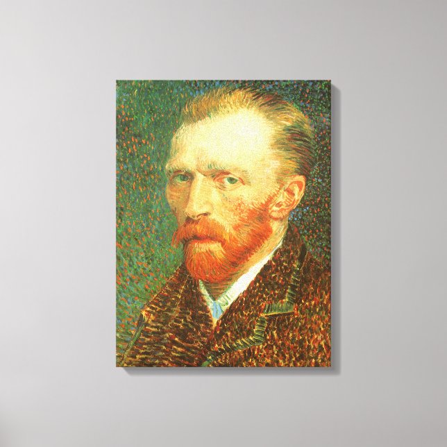 Toile Vincent van Gogh - Autoportrait de Van Gogh (Recto)