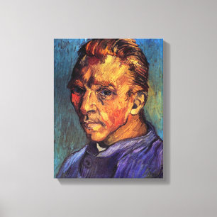 Toile Vincent Van Gogh - Autoportrait sans barbe