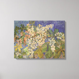 Toile Vincent van Gogh - Branches de châtaigniers en fle
