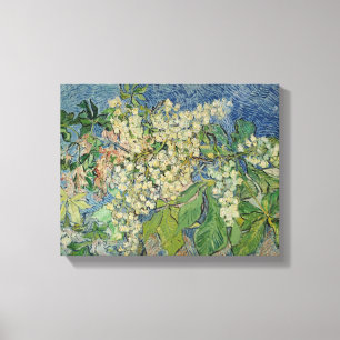Toile Vincent van Gogh   Branches en fleurs de châtaigni