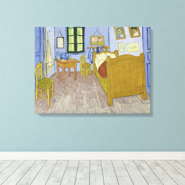 Toile Vincent Van Gogh, Chambre à Arles, 3ème version (Insitu (Plancher de Bois))