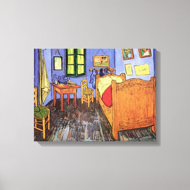 Toile Vincent Van Gogh - Chambre À Arles Art (Recto)