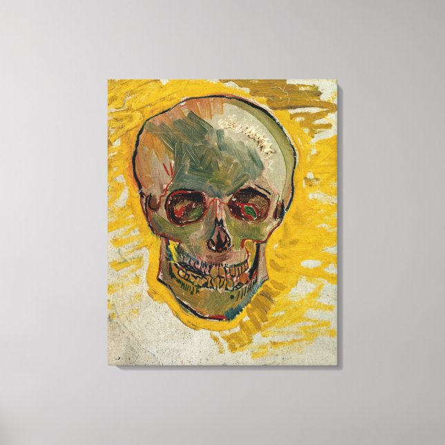 Toile Vincent van Gogh - Crâne 1887 #2 (Recto)