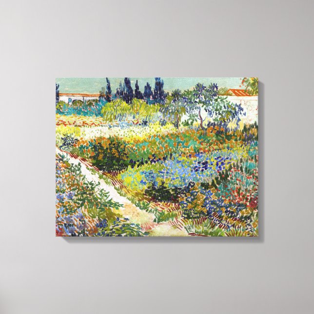 Toile Vincent van Gogh Garden à Arles (Recto)