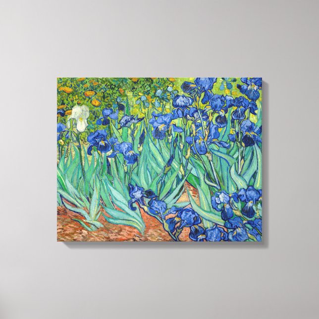 Toile Vincent Van Gogh - Iris (Recto)