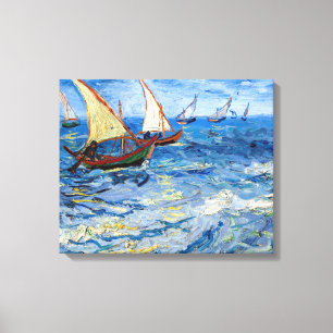 Toile Vincent van Gogh - La mer aux Saintes-Maries