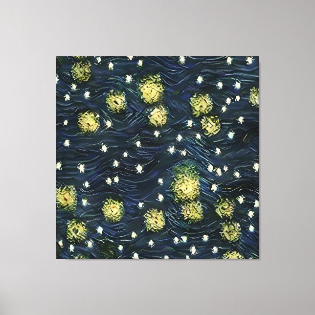 Toile Vincent van Gogh La nuit étoilée 1889 Style Art (Recto)