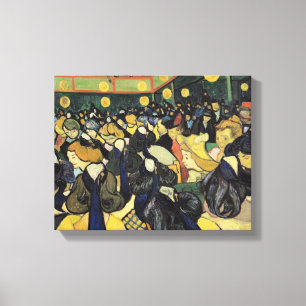 Toile Vincent van Gogh   la salle de danse chez Arles,