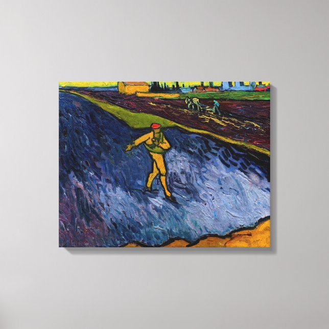 Toile Vincent van Gogh - La Tour : périphérie d'Arles (Recto)