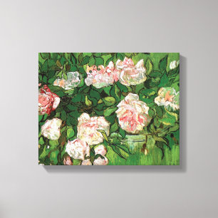 Toile Vincent Van Gogh - La Vie Encore Rose Roses Art