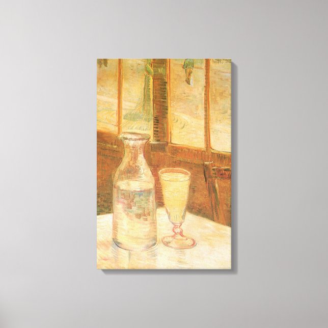 Toile Vincent van Gogh - La vie morte avec Absinthe (Recto)