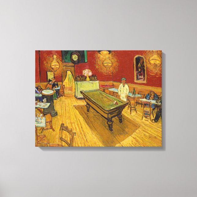 Toile Vincent van Gogh - Le Night Café (Recto)