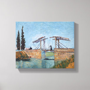 Toile Vincent Van Gogh - Le pont des Langlois à Arles