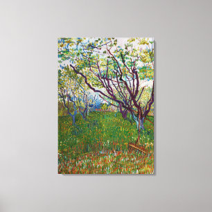 Toile Vincent van Gogh - Le verger en fleurs