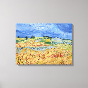 Toile Vincent van Gogh - Les champs / Plaine à Auvers