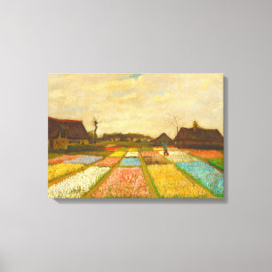 Toile Vincent van Gogh Lits à fleurs en Hollande