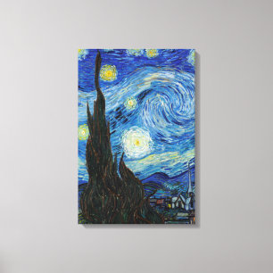 Toile Vincent Van Gogh Nuit d'art Vintage