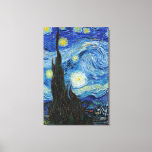 Toile Vincent Van Gogh Nuit d'art Vintage
