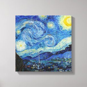 Toile Vincent Van Gogh Nuit d'art Vintage