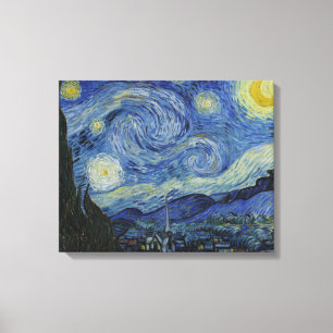 Toile Vincent van Gogh - Nuit étoilée