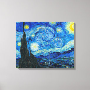 Toile Vincent Van Gogh - Nuit étoilée