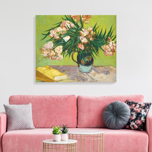 Toile Vincent Van Gogh Oleander Still Life (Insitu(Salon))