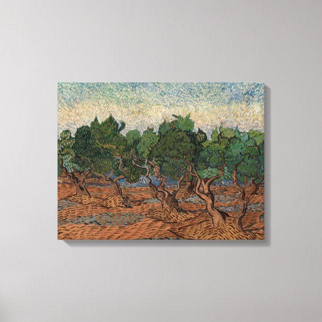 Toile Vincent van Gogh - Olive Grove (Recto)