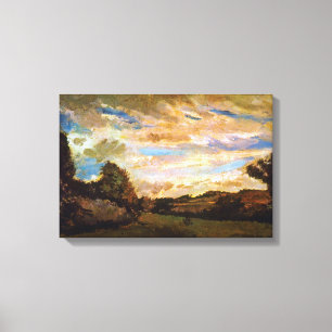 Toile Vincent Van Gogh - Paysage avec des dunes Beaux-Ar