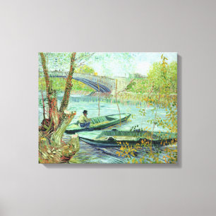 Toile Vincent van Gogh Pêche au printemps