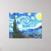 Vincent Van Gogh Peinture Vintage de nuit Starry